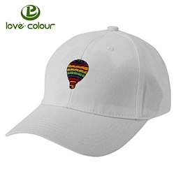 Wholesale custom cotton white outdoor sports baseball caps