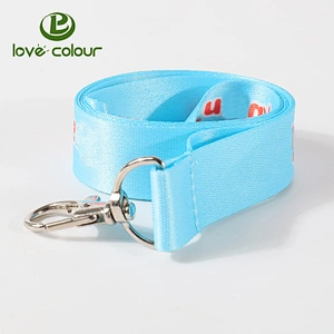 Custom Logo Sublimation Heated Transfer Neck Polyester Printing Lanyard for Promotional Gift With Release Buckle