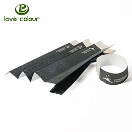 Promotional items printed event vinyl paper wristbands for sale