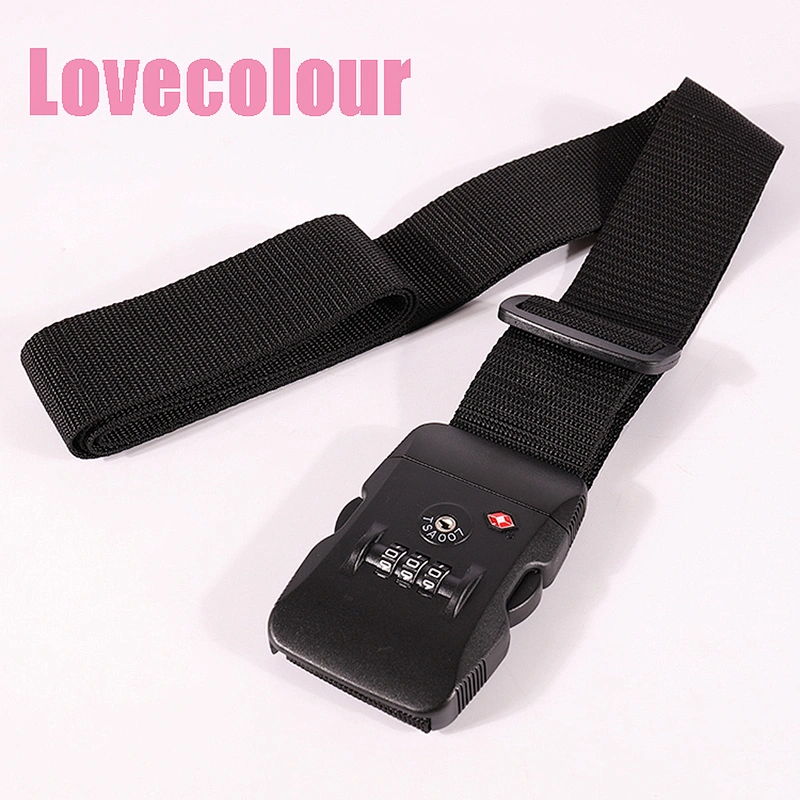 Combination Lock Key Luggage Suitcase Secure Safe Strap Belt Strip