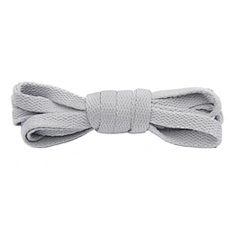 Factory Promotional High-quality Poly Light Grey Shoes Shoelaces Wholesale