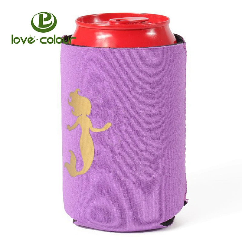 Custom Sublimation Printing Outdoor Beer Can Holder Collapsible Neoprene Can Coolers Coolies Sleeve