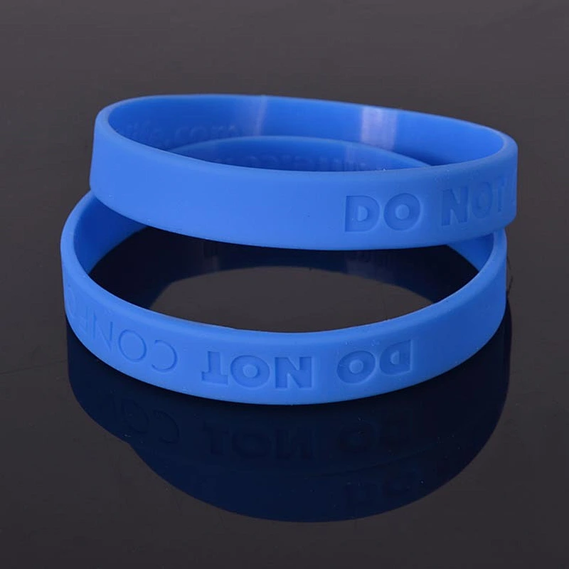 Custom Cheap 100% Silicone Souvenirs Wristband/Silicone Printed Band