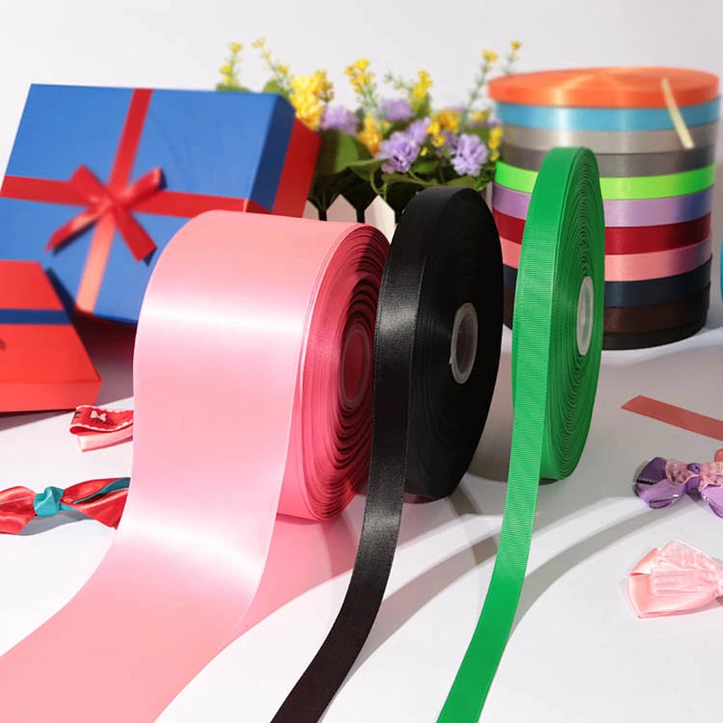 Custom color 2 inch wide ribbon
