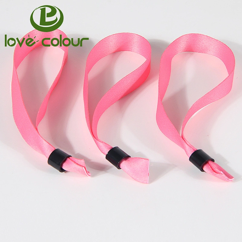 Sublimation printing polyester VIP wristbands with event logo