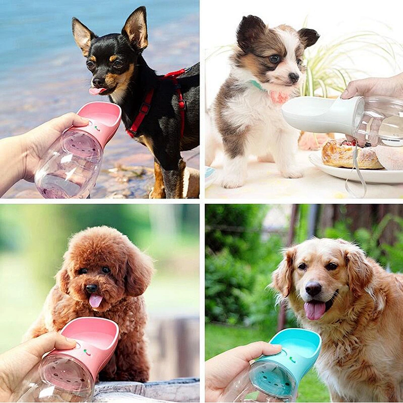 Pet Dog Cat Walking Travel Drinking Food Water Bowl Bottle