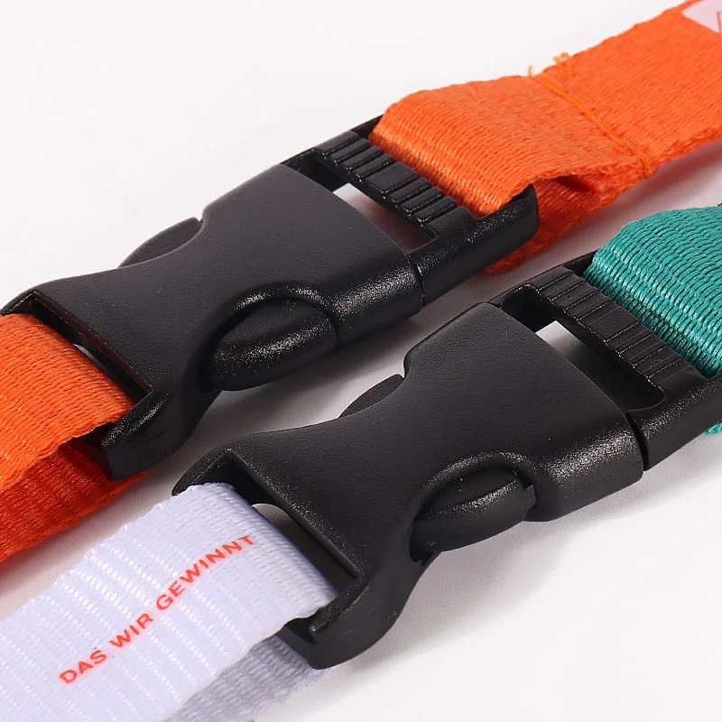 Wholesale plastic adjustable side release buckle for lanyard/strap/bag
