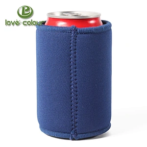 Factory custom promotional neoprene printing can cooler for festival