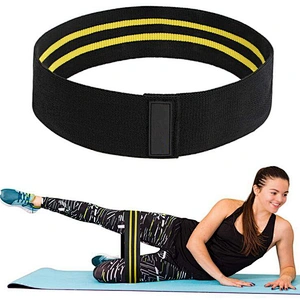 Custom logo yoga fitness Exercise Fabric Workout Non-Slip Resistance Bands