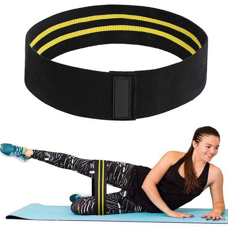 Custom logo yoga fitness Exercise Fabric Workout Non-Slip Resistance Bands