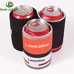 Custom Sublimation Printing Neoprene Can Cooler Sleeve Bag