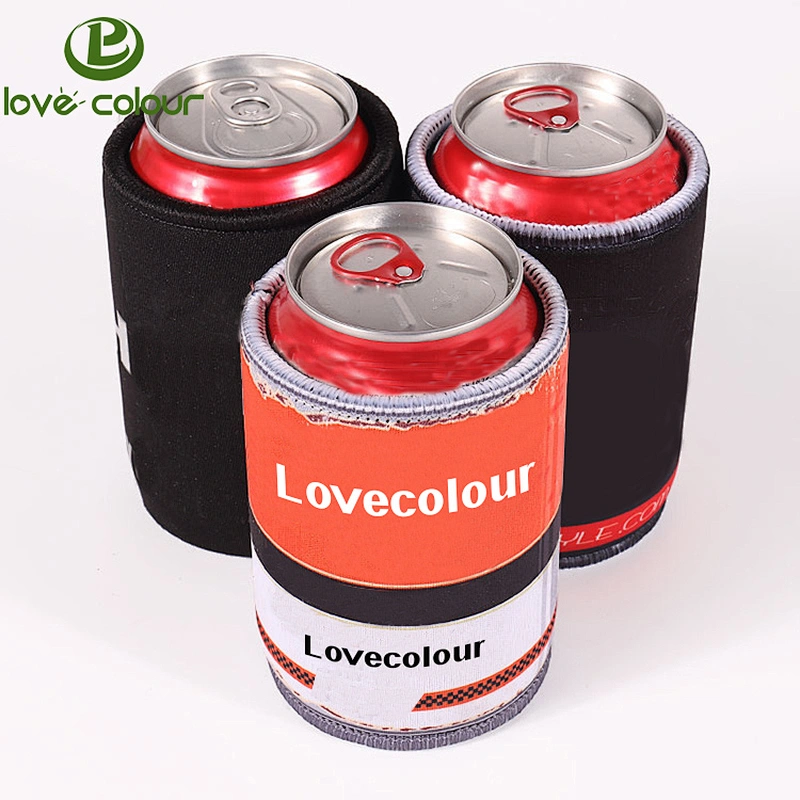 Custom Sublimation Printing Neoprene Can Cooler Sleeve Bag