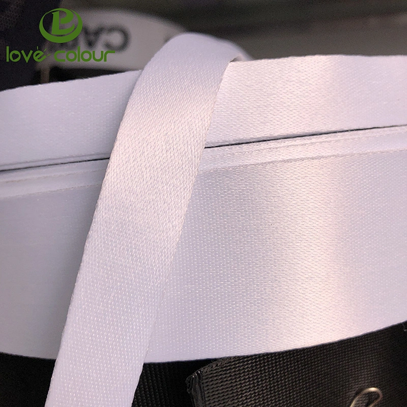 100% Polyester sublimation heat transfer white ribbons for sale
