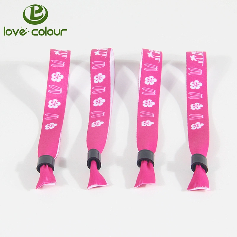 Fabric hand band sublimation textile bracelet