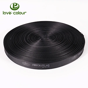 Guangzhou manufacture hot sale polyester webbing tape for wholesale
