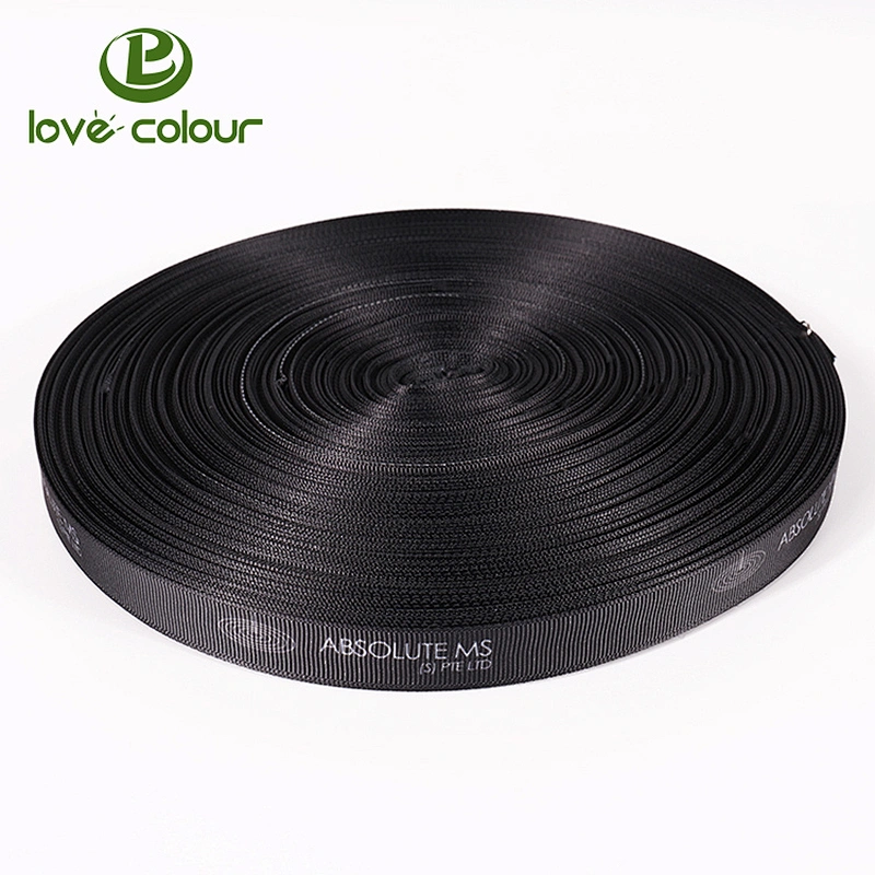 Guangzhou manufacture hot sale polyester webbing tape for wholesale