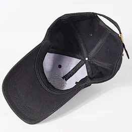 Good quality factory promotion black baseball caps for wholesale