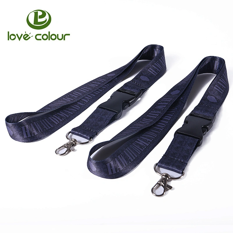 Flat Polyester Cheap Personalized Single Custom Printing Lanyard with Safety Buckle