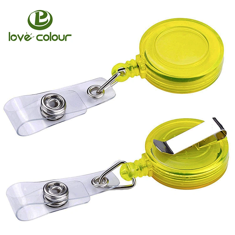 New product customized plastic id badge reel for card holder from factory