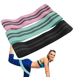 Fabric Resistance Bands Heavy Duty Booty Bands Circle Non Slip