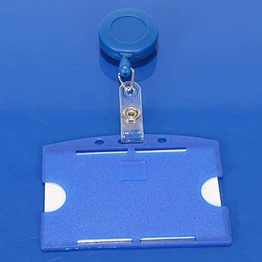Hot Sale Retractable Plastic ID Card Holder Custom