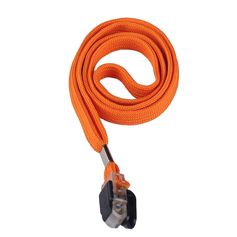 Wholesales in stock id card polyester lanyard neck strap
