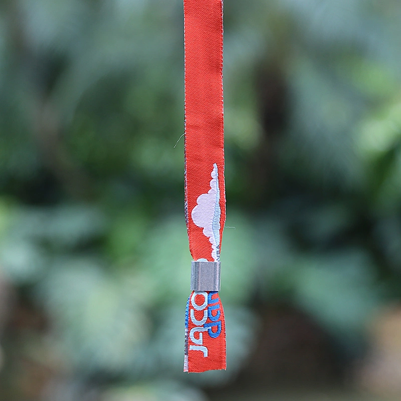 Guangzhou supplier promotion give away gift woven wristband