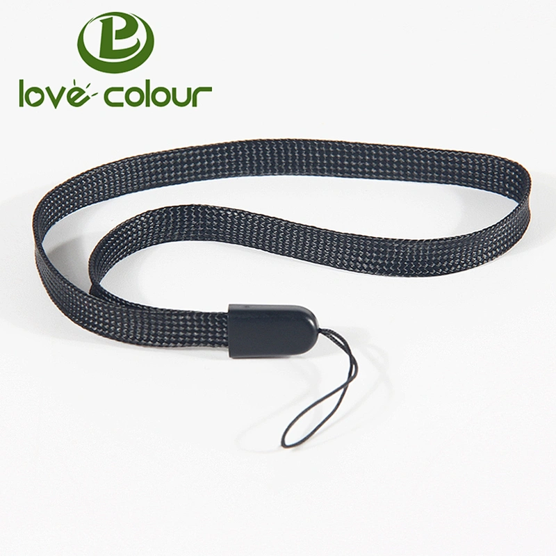 Custom polyester short wrist lanyard strap for promotion