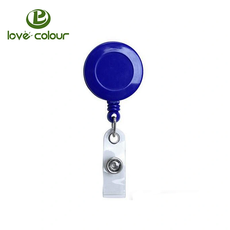 Custom different shape retractable id badge reel