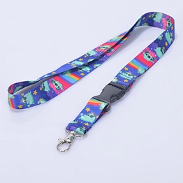 Custom polyester lanyard neck ribbon with id card holder for sport event