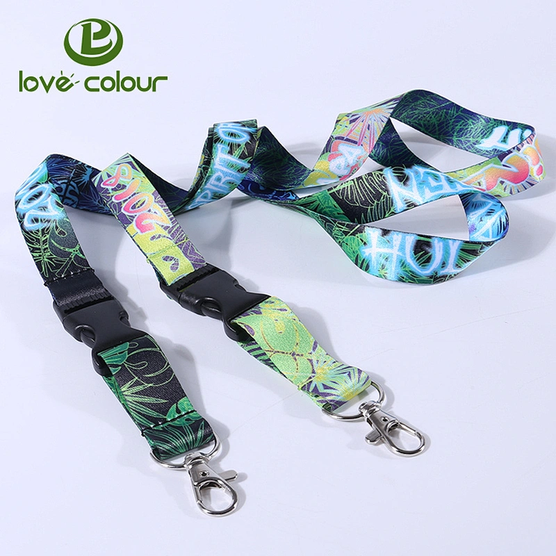 Custom polyester printing lanyard strap with your logo