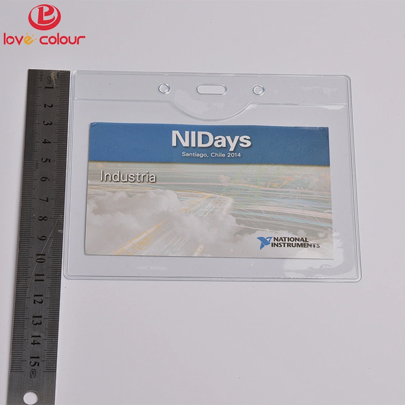 Factory custom plastic pvc name card holder pouch for sale