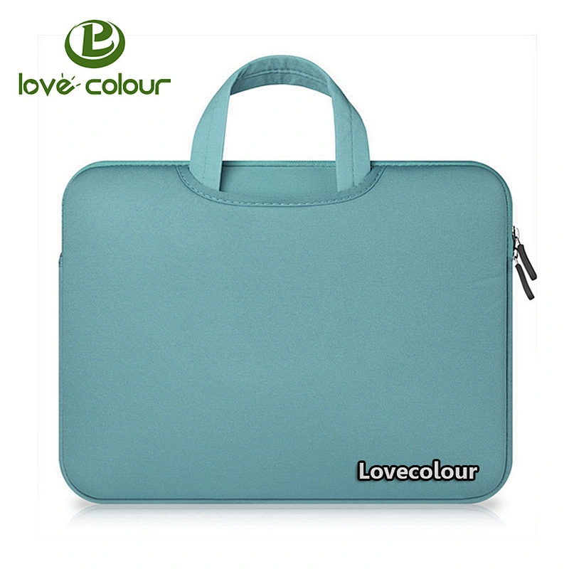 Custom Neoprene Laptop Sleeve Notebook Computer Tablet Carrying Bag Cover With Handle