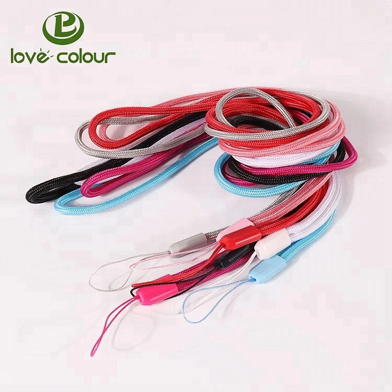 Personalized polyester short hand lanyard strap for holding mini camera