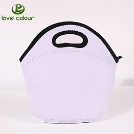 Sublimation Blank insulated Neoprene cooler Lunch Bag For Outdoor Picnic