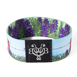 Promotional elastic wristbands for sports events and music festivals