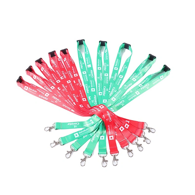 Custom Printed Logo Polyester Lanyard with your Logo and Message