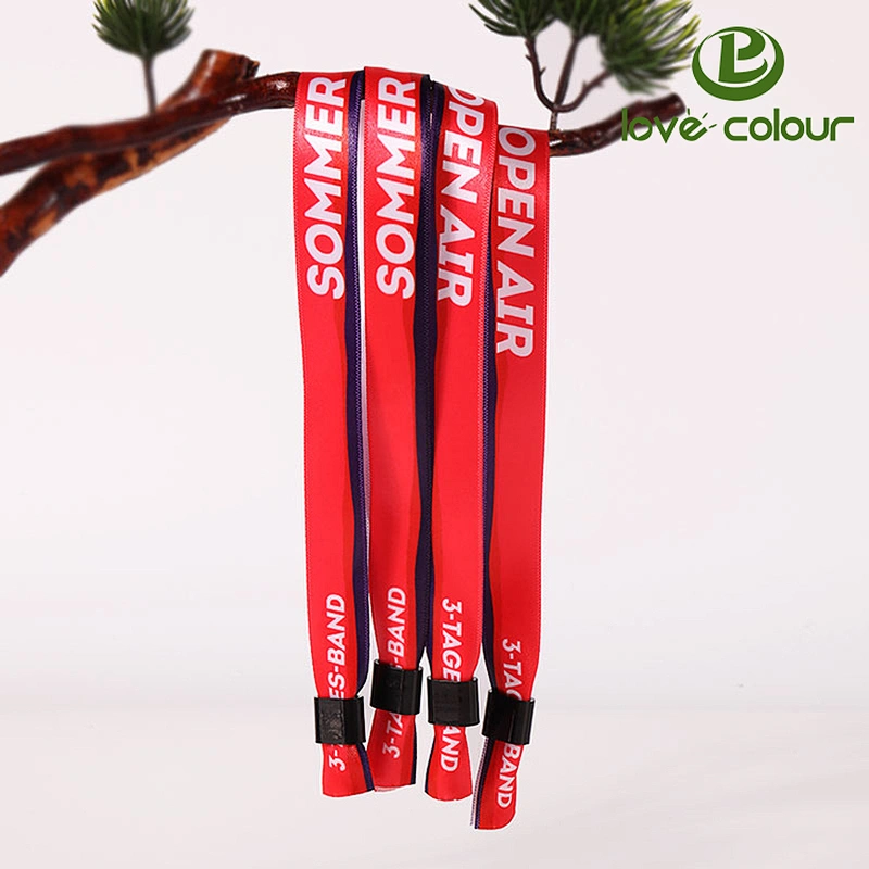 Customized polyester hand bands sublimation satin wristband