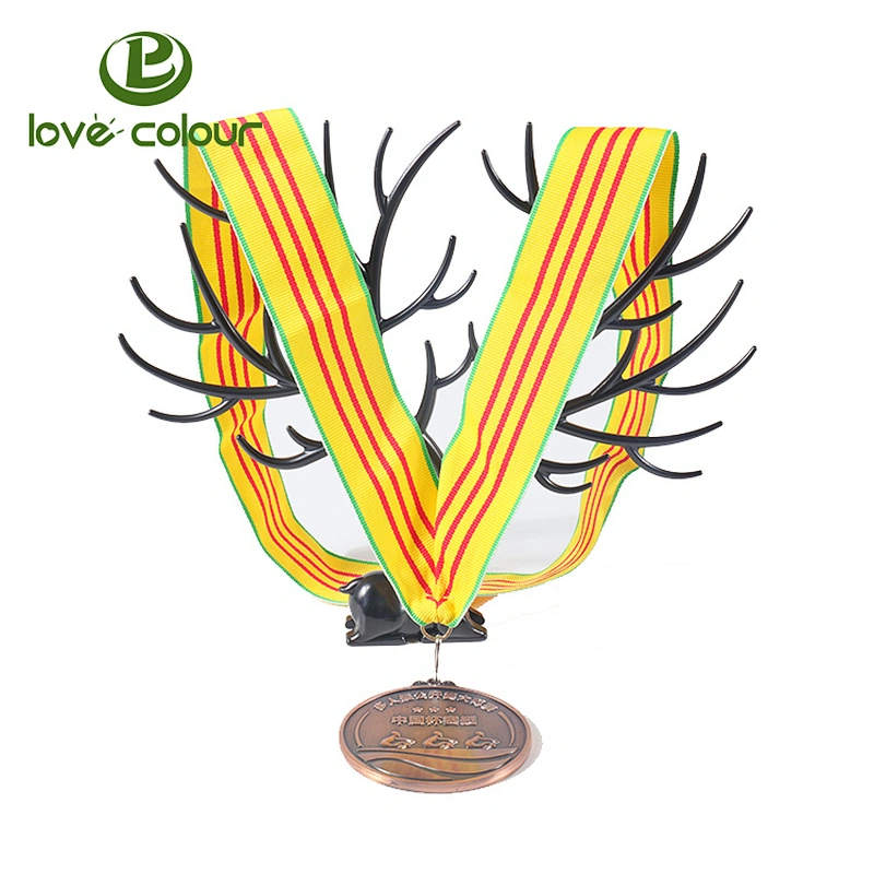 Design Custom Athletic Competition Medal Ribbon for Sport Event