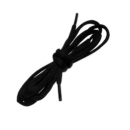 Custom Classic Black Adult Oval Shoelace