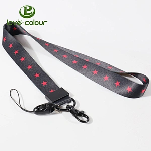 Wholesale cheap custom single cell phone neck lanyard