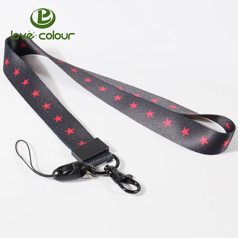 Wholesale cheap custom single cell phone neck lanyard