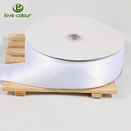 Custom 38mm satin ribbon webbing strap for packing