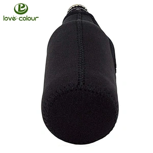 Custom blank solid color neoprene bottle holder sleeve