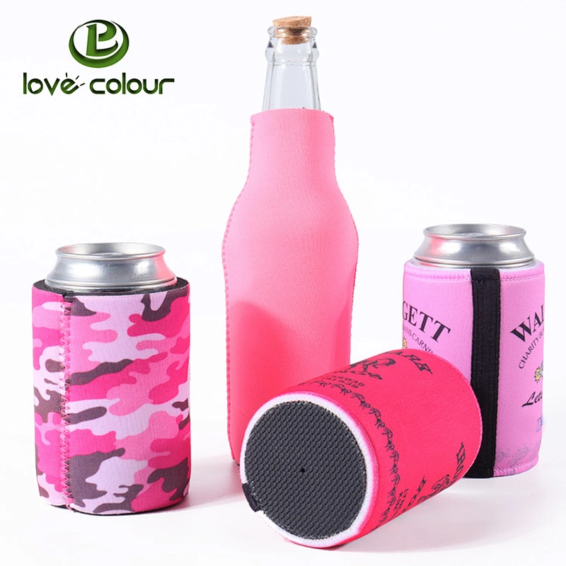 Factory Custom Wedding Neoprene Can Cooler Beer Bottle Sleeve Stubby Holders