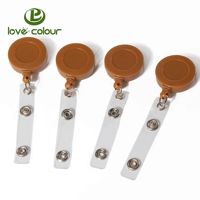 Factory Custom color Keychain Retractable Badge Reels