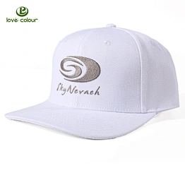 Wholesale customized snapback cap plain flat brim snapback hat