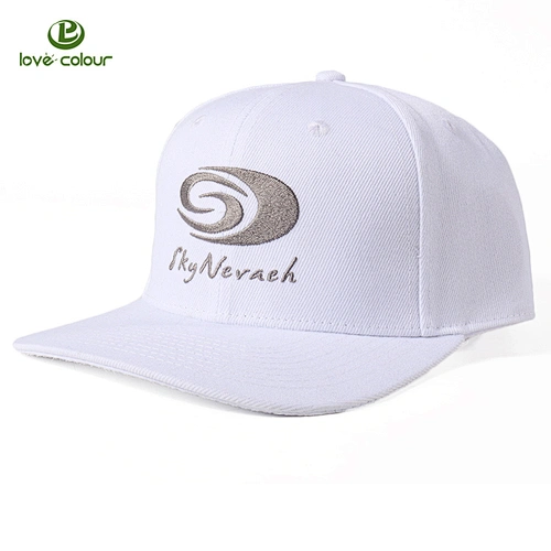 Wholesale customized snapback cap plain flat brim snapback hat