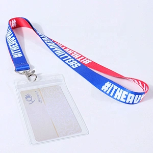 Custom Polyester Neck Exhibition Lanyard Strap And Card Holder