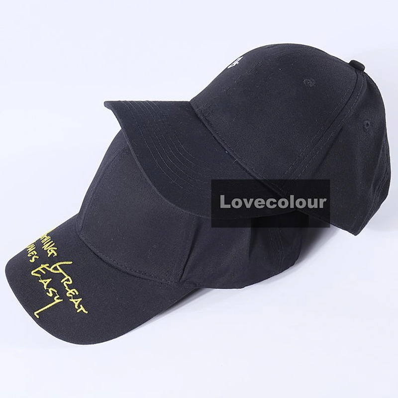 Factory Custom Cotton Sport Event Baseball Caps with Embroidered Logo